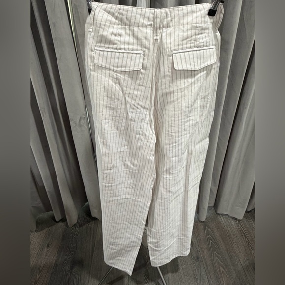 rag & bone White Pinstripe Trousers - Picture 5 of 5
